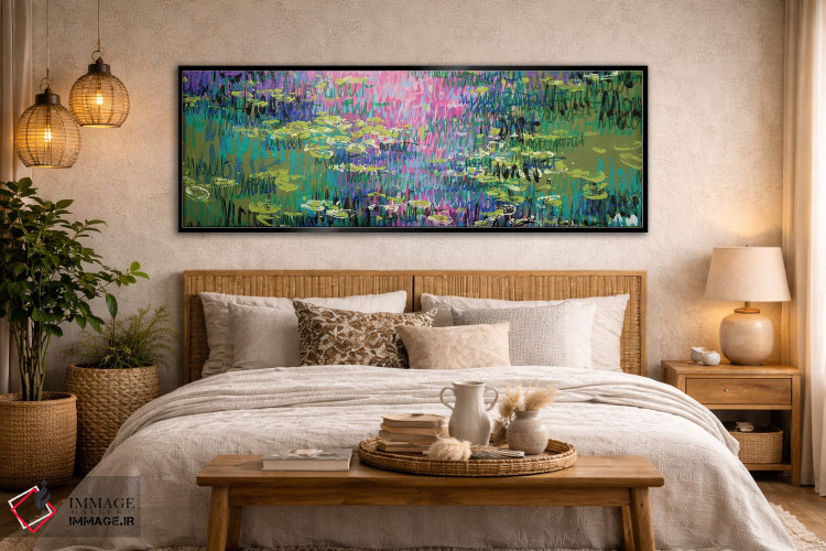 تابلو انتزاعی ژیورنی، تابستان اثر وین اسلیت - D5B