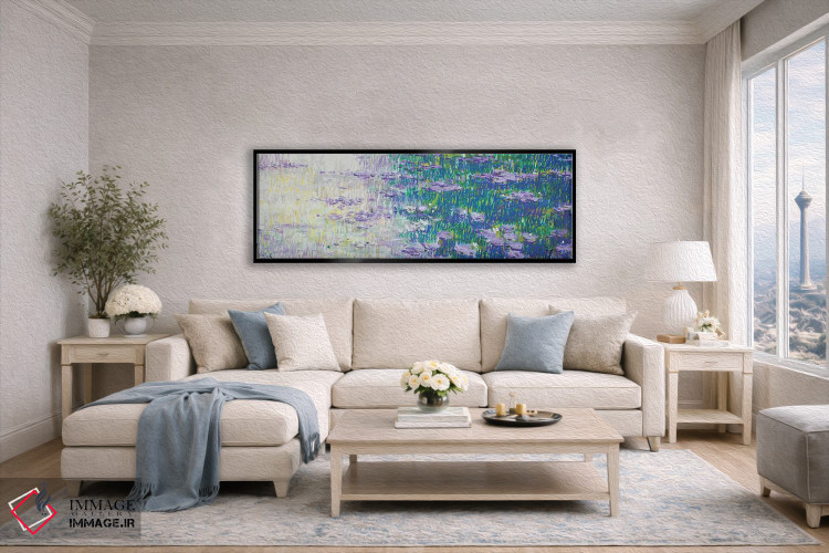 تابلو انتزاعی مونه مونه مونه اثر وین اسلیت - D5B