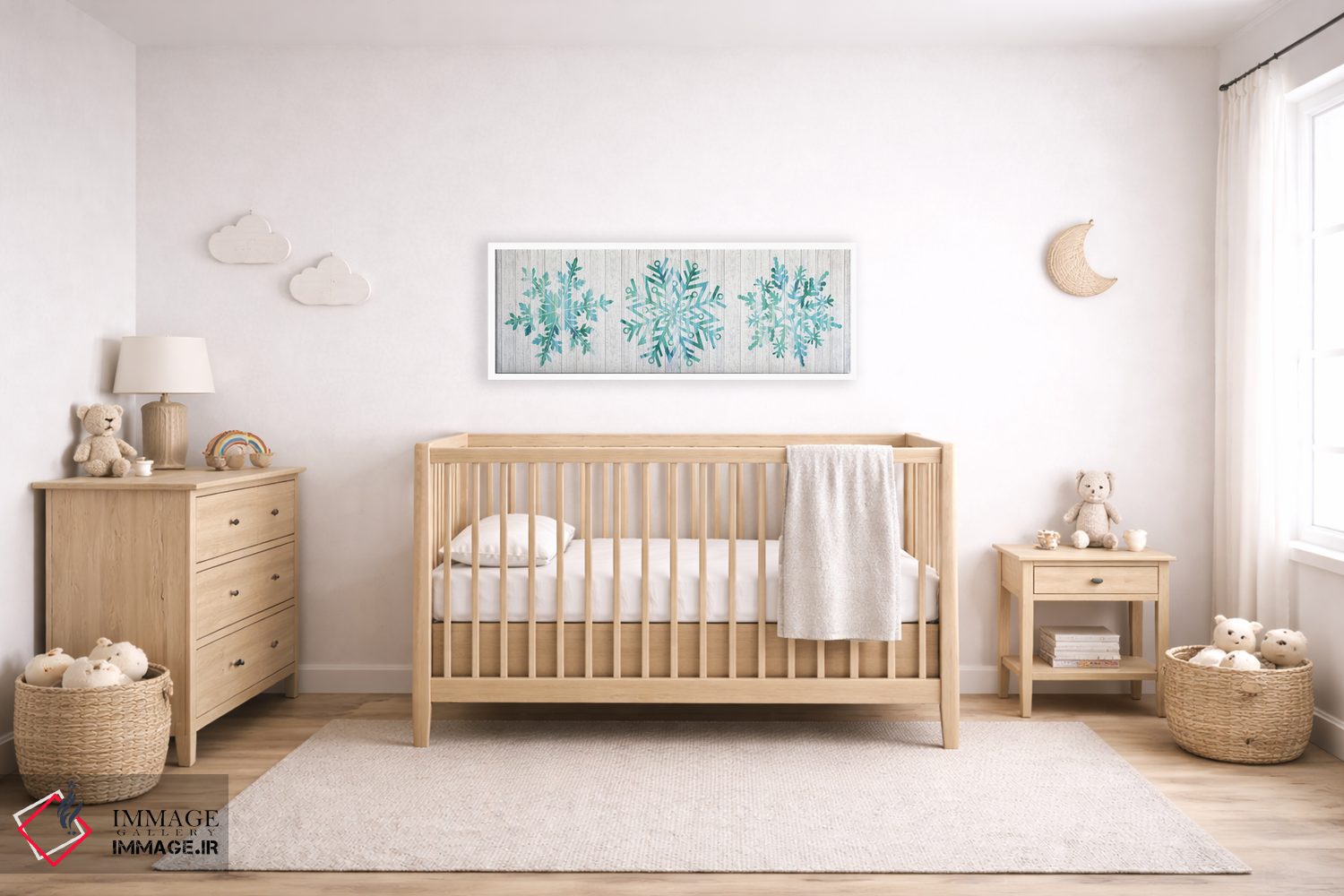 تابلو دکوراتیو طوفان زمستانی اثر فایو بای فایو کالکتیو - D5W