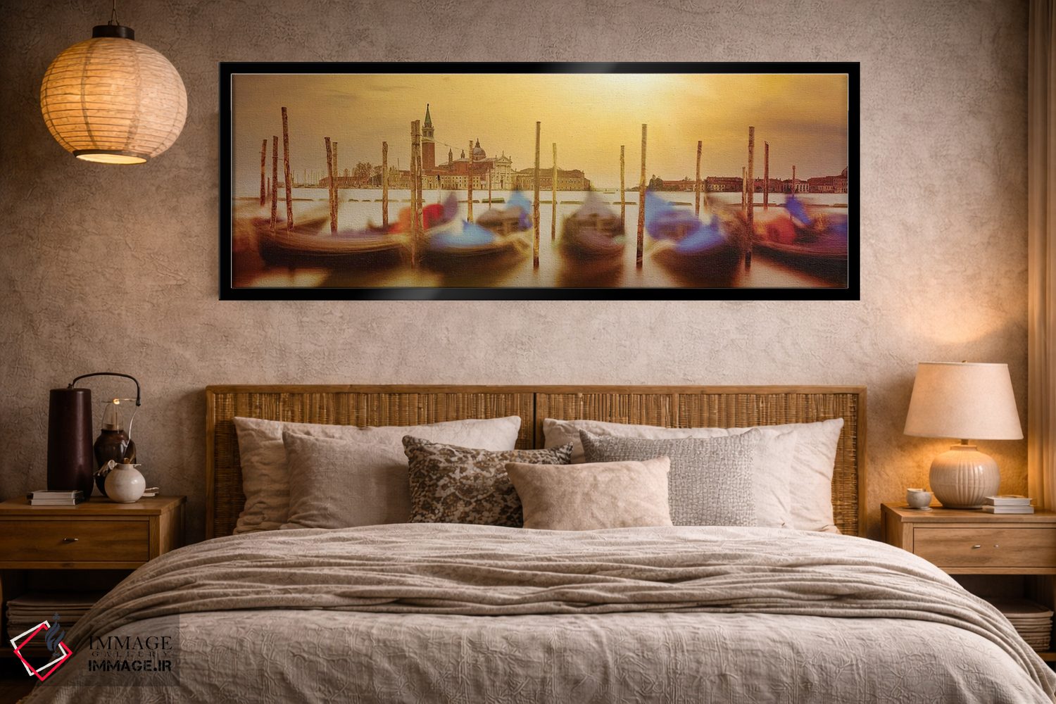 تابلو دکوراتیو والس گوندولاهای ونیزی اثر میاری آندریا - D5B