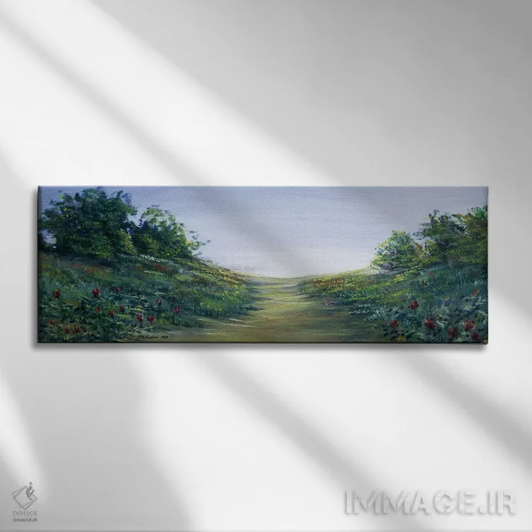 تابلو دکوراتیو رویای بهاری اثر یولیا شاستر - نمای روبهرو روی دیوار