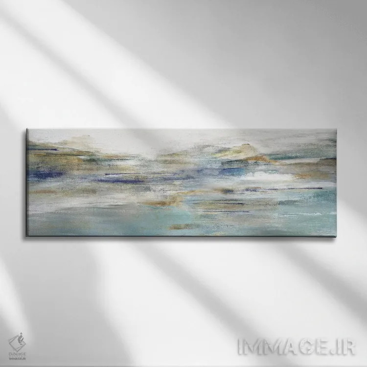 تابلو انتزاعی در هوای صاف III اثر ایزابل زد - نمای روبهرو روی دیوار