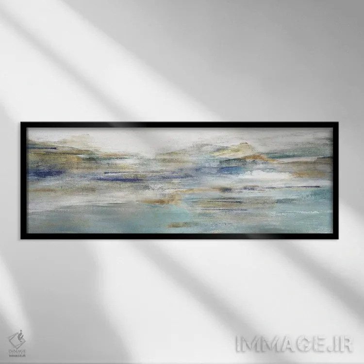 تابلو انتزاعی در هوای صاف III اثر ایزابل زد - نمای قابدار مشکی
