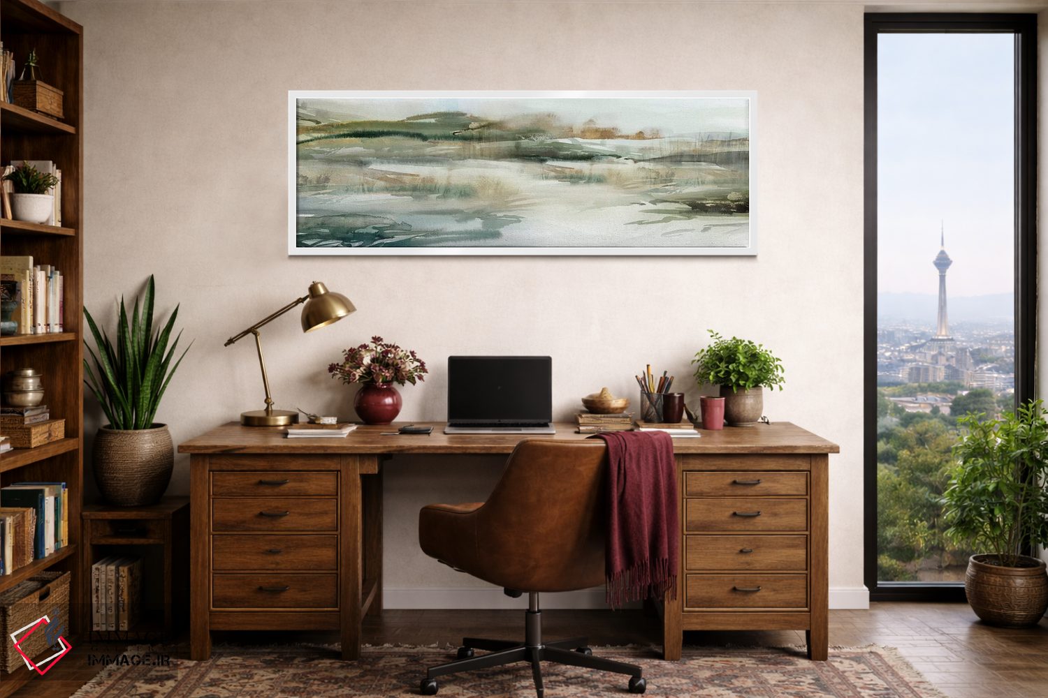 تابلو انتزاعی تنها برای یک لحظه اثر ایزابل زد - D2W