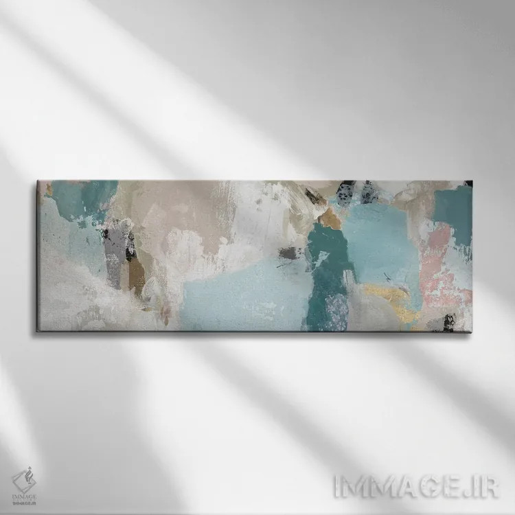 تابلو دکوراتیو رویای انتزاعی II اثر ایزابل زد - نمای روبهرو روی دیوار