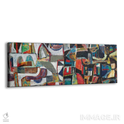 تابلو دکوراتیو تاریکی در برابر روشنایی اثر زک گوله - نمای پرسپکتیو محصول
