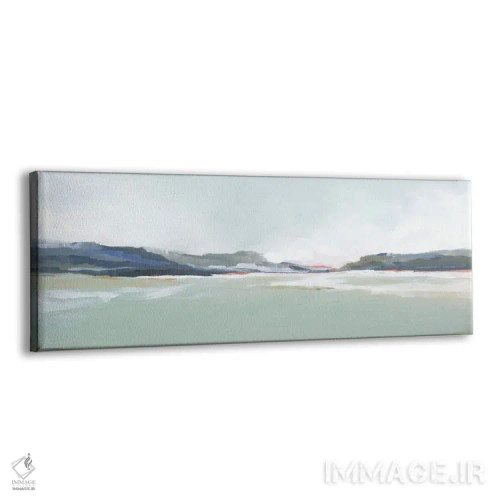 تابلو مینیمال منظره کنار دریاچه I اثر ایزابل زد - نمای پرسپکتیو محصول