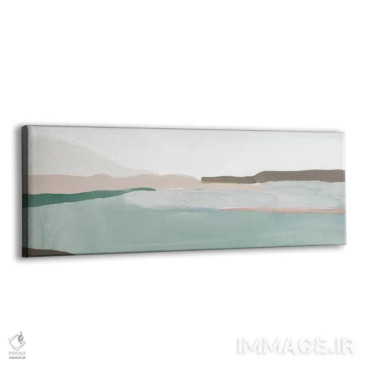 تابلو انتزاعی روح سرزمین II اثر ایزابل زد - نمای پرسپکتیو محصول