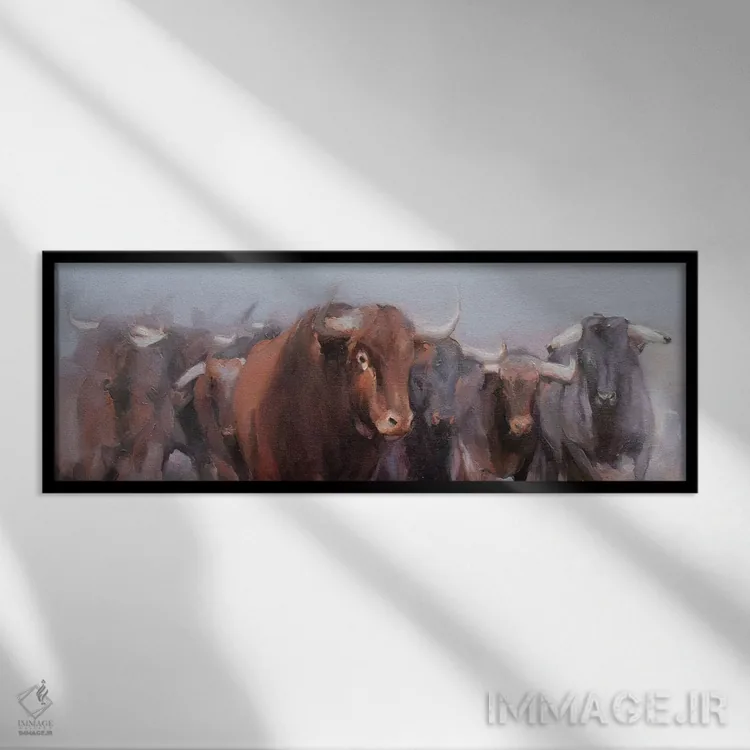 تابلو دکوراتیو سرباز پیاده نظام اثر زیل هوک - نمای قابدار مشکی