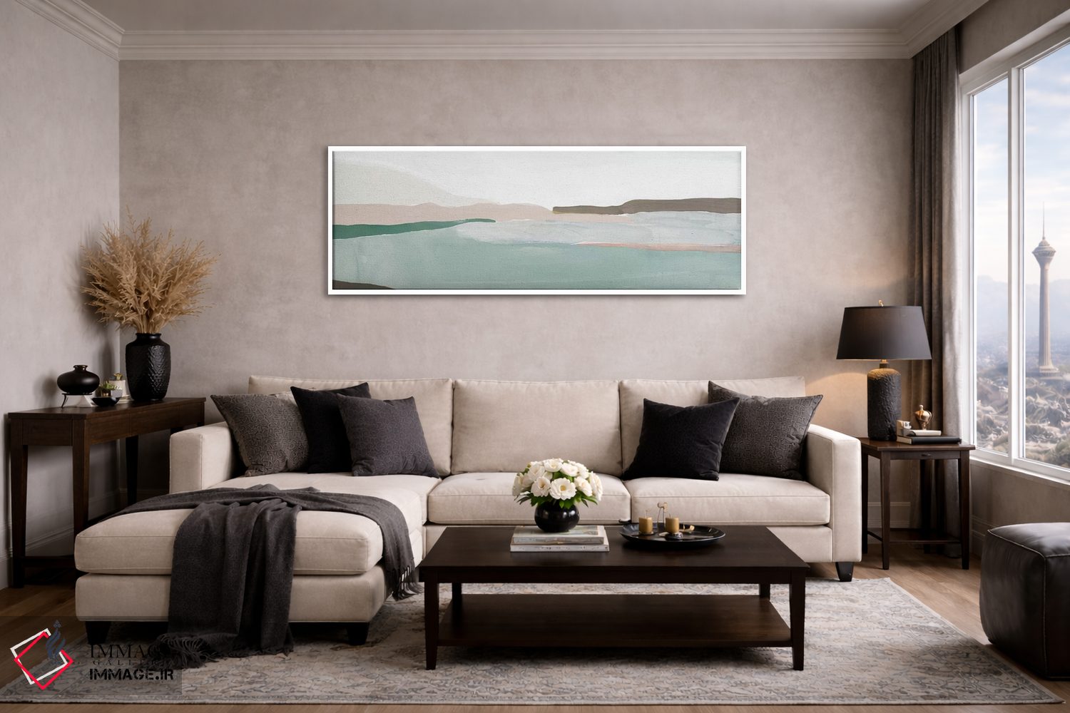 تابلو انتزاعی روح سرزمین II اثر ایزابل زد - D4W