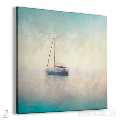 تابلو انتزاعی قایق سواری غروب اثر کیمبرلی آلن - نمای پرسپکتیو محصول