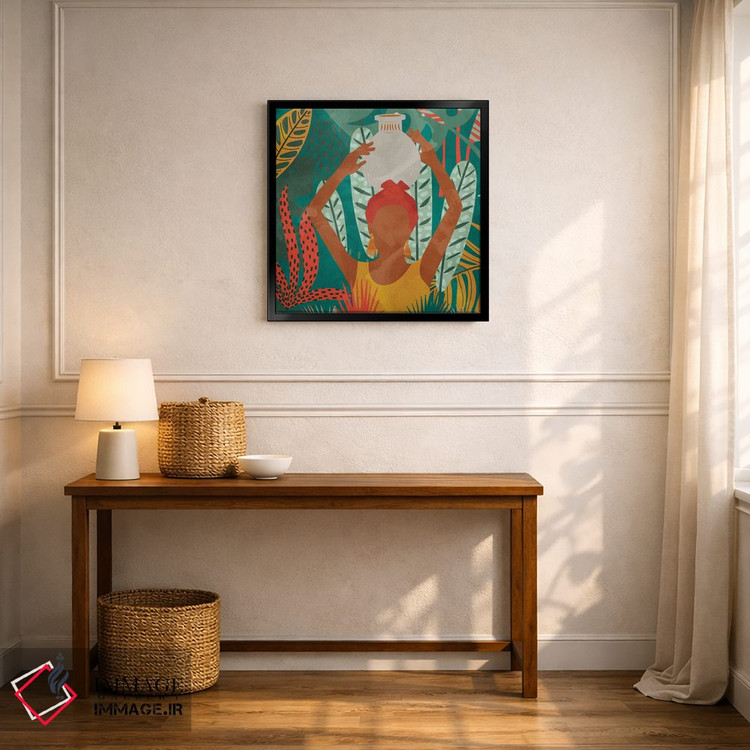 تابلو دکوراتیو پیاده روی نخلستان II اثر کیمبرلی آلن - D6B