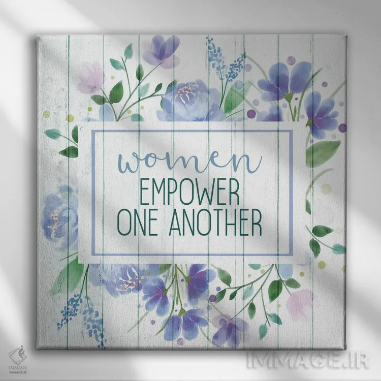 تابلو دکوراتیو زنان اثر کیمبرلی آلن - نمای روبهرو روی دیوار