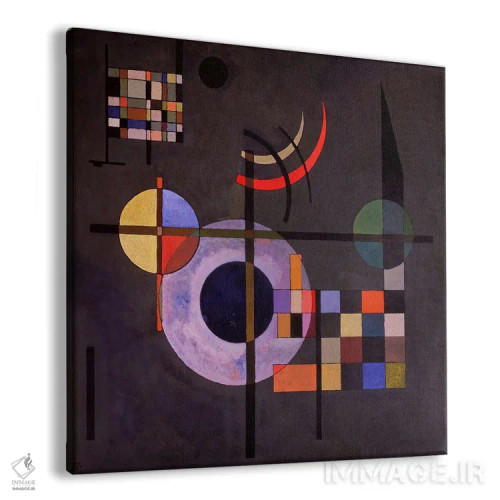 تابلو انتزاعی 1926,وزنه های تعادلی، ۱۹۲۶ اثر واسیلی کانباورسکی - نمای پرسپکتیو محصول