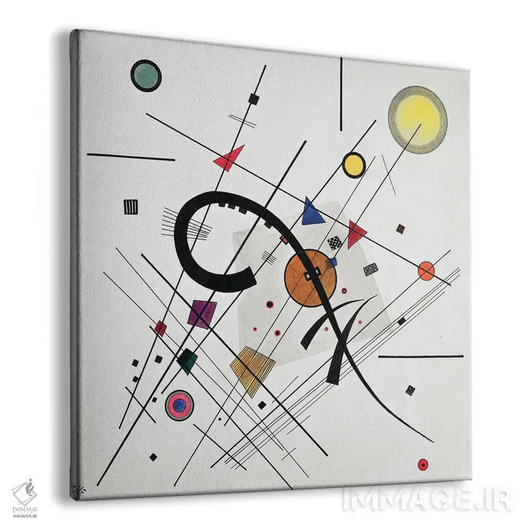 تابلو انتزاعی 1923,مربع خاکستری، ۱۹۲۳ اثر واسیلی کانباورسکی - نمای پرسپکتیو محصول