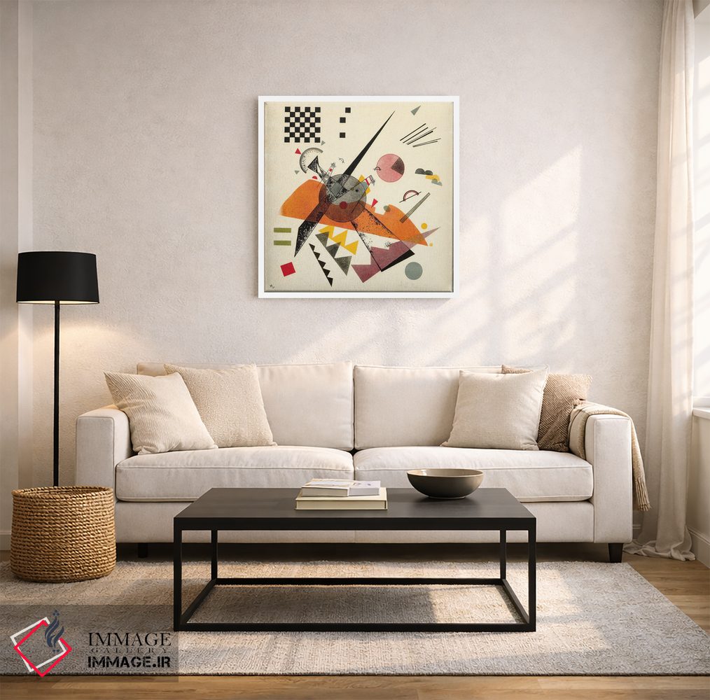 تابلو انتزاعی 1923,نارنجی ، ۱۹۲۳ اثر واسیلی کانباورسکی - D2W
