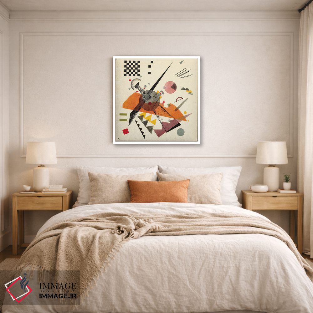 تابلو انتزاعی 1923,نارنجی ، ۱۹۲۳ اثر واسیلی کانباورسکی - D4W