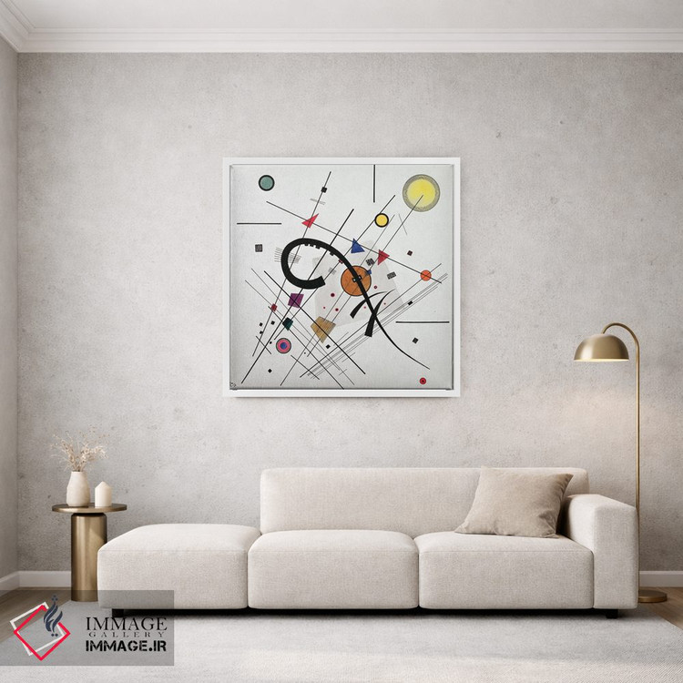 تابلو انتزاعی 1923,مربع خاکستری، ۱۹۲۳ اثر واسیلی کانباورسکی - D1W