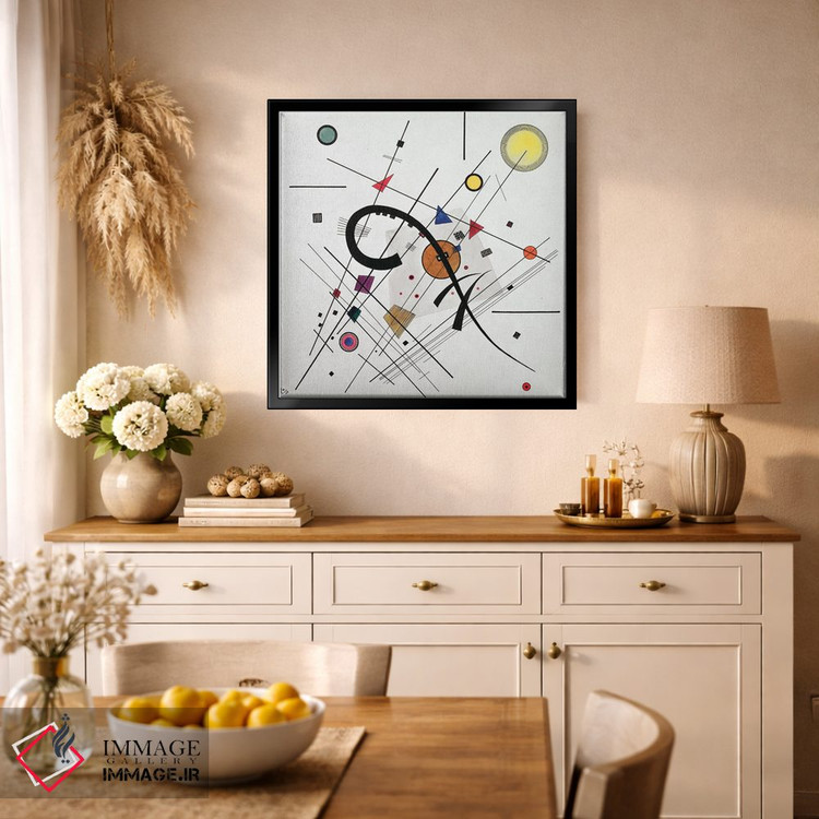 تابلو انتزاعی 1923,مربع خاکستری، ۱۹۲۳ اثر واسیلی کانباورسکی - D2B