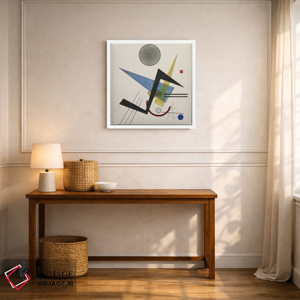 تابلو انتزاعی 1923,دایره خاکستری، ۱۹۲۳ اثر واسیلی کانباورسکی - D5W