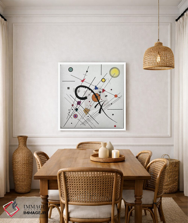 تابلو انتزاعی 1923,مربع خاکستری، ۱۹۲۳ اثر واسیلی کانباورسکی - D5W