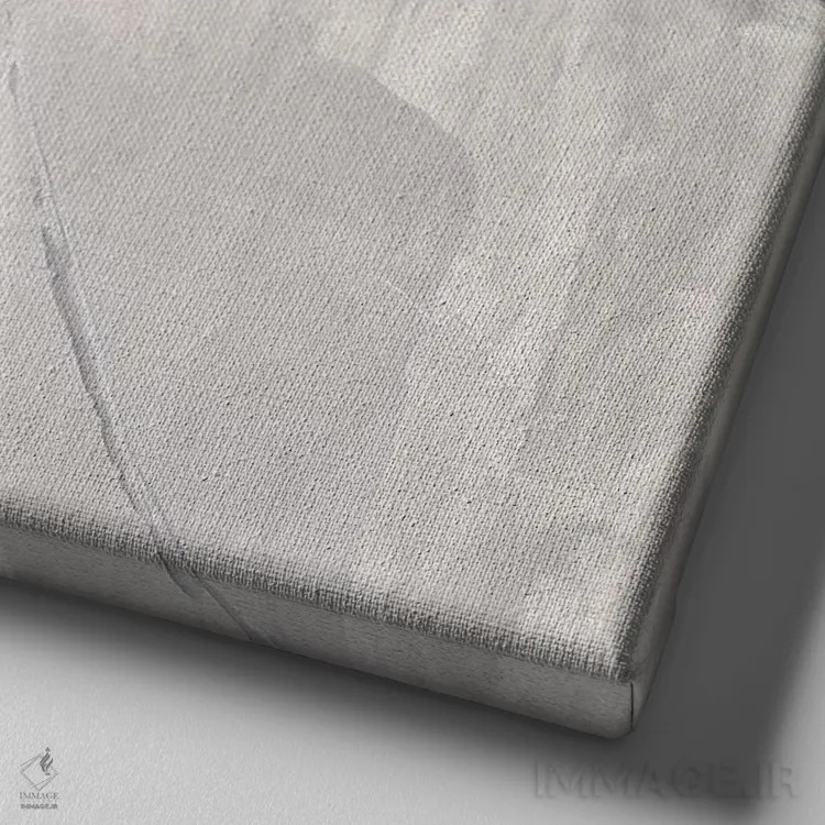 تابلو انتزاعی آزاد و بی دغدغه اثر کاترینا کراون - نمای نزدیک بافت بوم