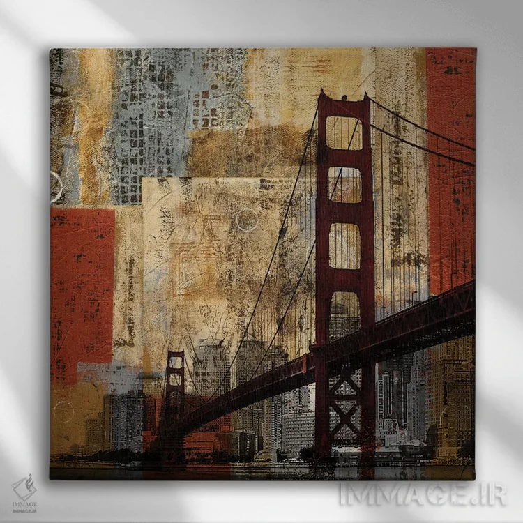 تابلو دکوراتیو پل بی اثر کاترینا کراون - نمای روبهرو روی دیوار