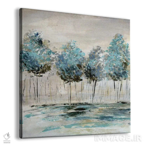 تابلو دکوراتیو رقص خطی اثر کاترینا کراون - نمای پرسپکتیو محصول