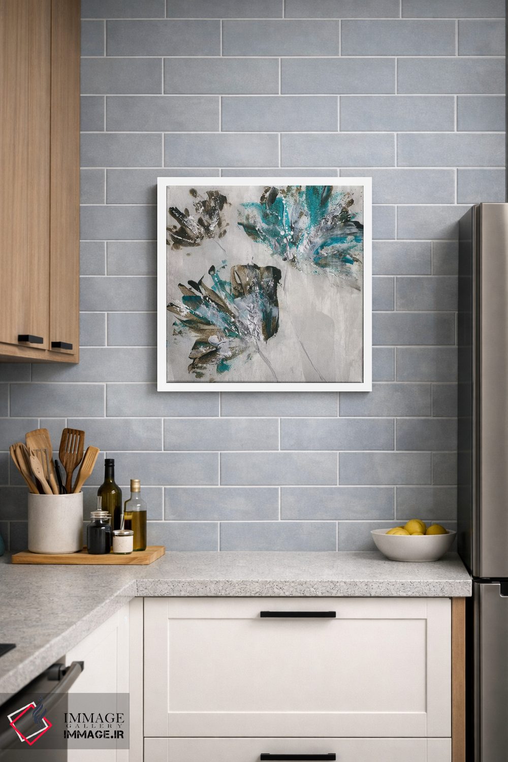 تابلو انتزاعی آزاد و بی دغدغه اثر کاترینا کراون - D3W