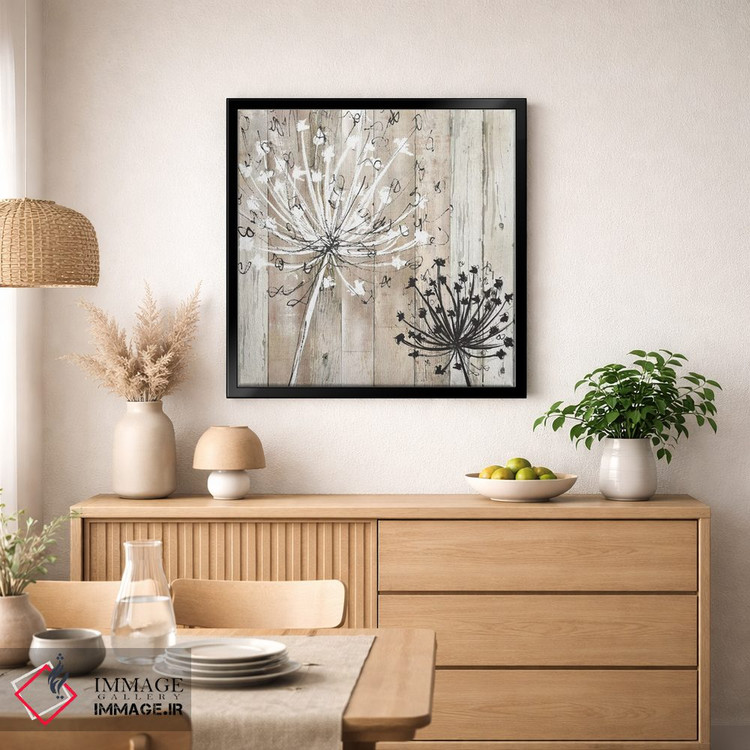 تابلو مدرن پر نرم خانه روستایی اثر کاترینا کراون - D2B