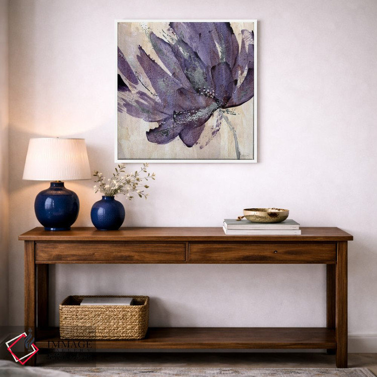 تابلو دکوراتیو گوهر بنفش اثر کاترینا کراون - D3W