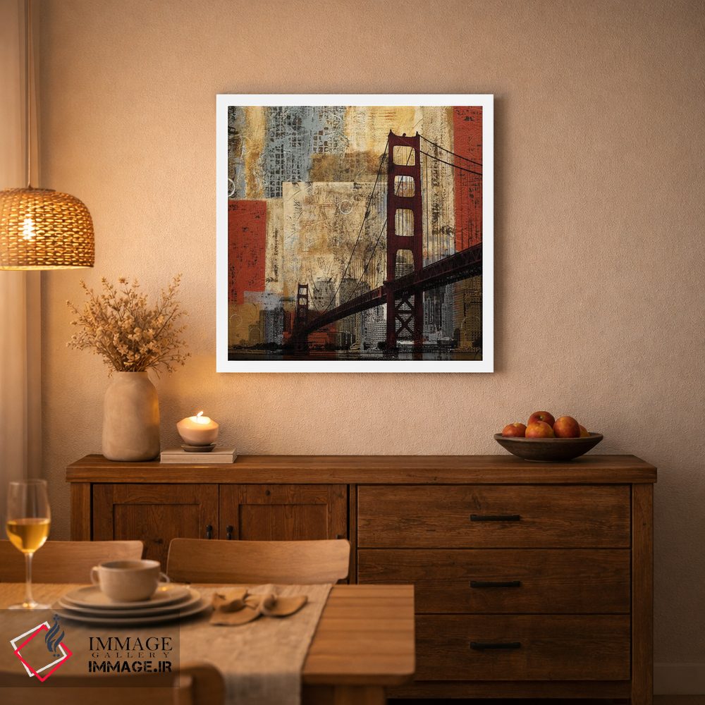 تابلو دکوراتیو پل بی اثر کاترینا کراون - D2W