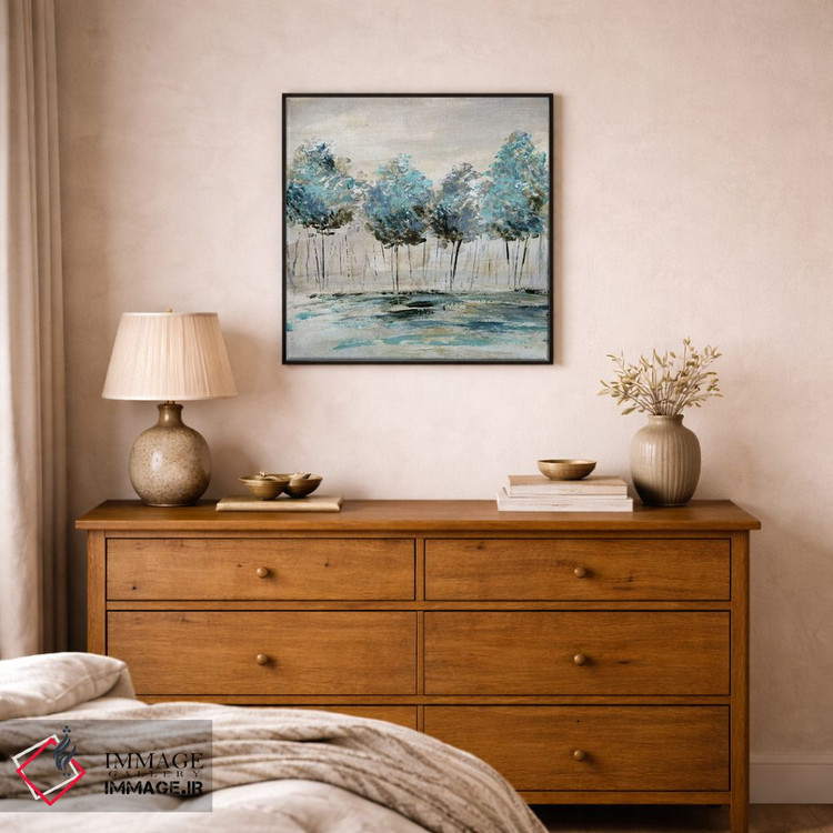 تابلو دکوراتیو رقص خطی اثر کاترینا کراون - D1B