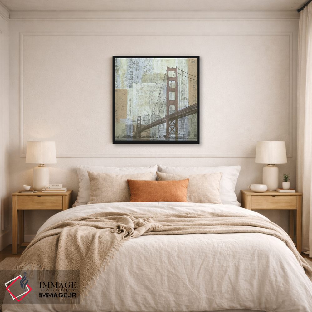 تابلو مدرن پل بی در نور ملایم اثر کاترینا کراون - D6B