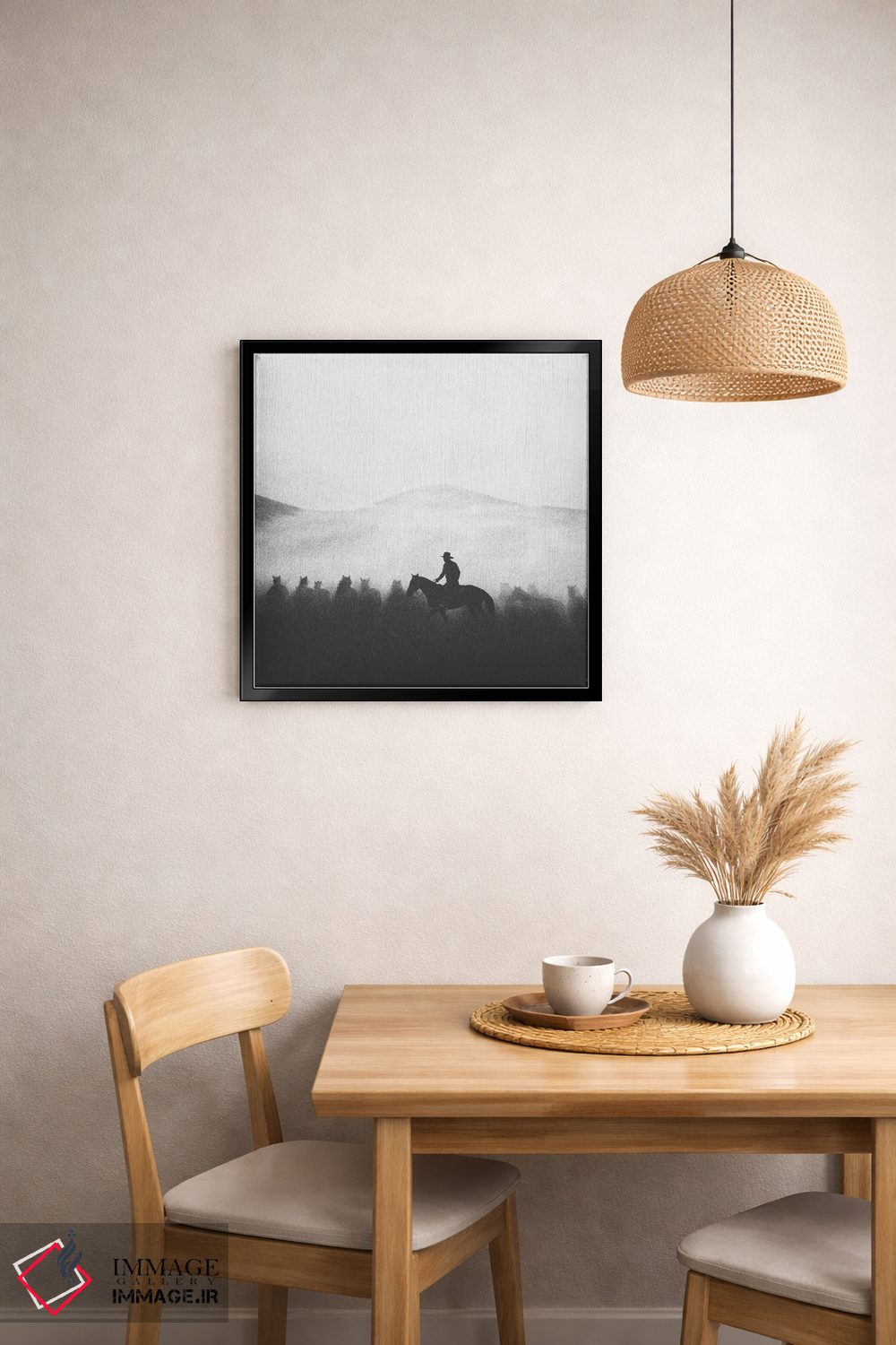 تابلو دکوراتیو محدوده طراحی اثر کاترینا کراون - D2B