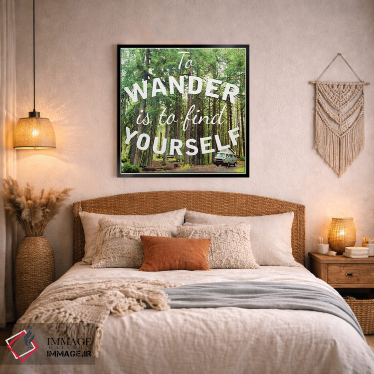 تابلو دکوراتیو در جستجوی خود سرگردان اثر کالی ویلسون - D3B