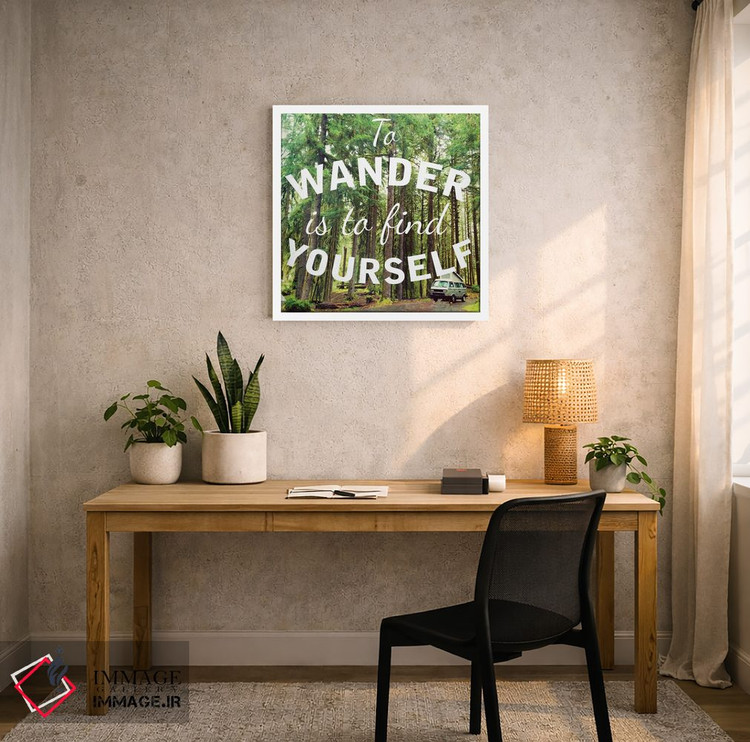 تابلو دکوراتیو در جستجوی خود سرگردان اثر کالی ویلسون - D4W