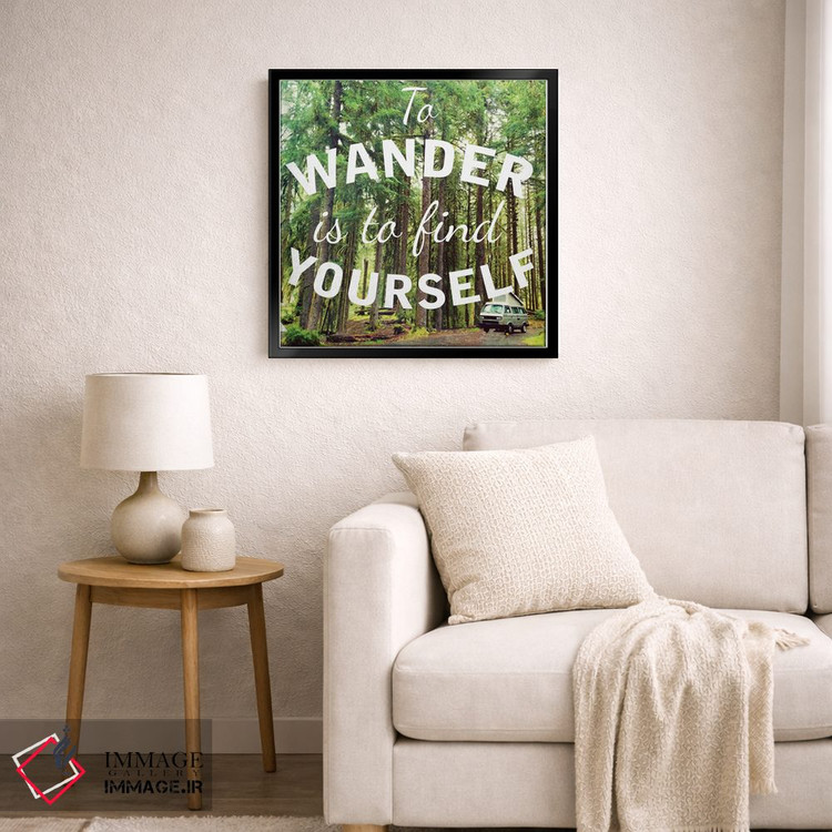 تابلو دکوراتیو در جستجوی خود سرگردان اثر کالی ویلسون - D6B