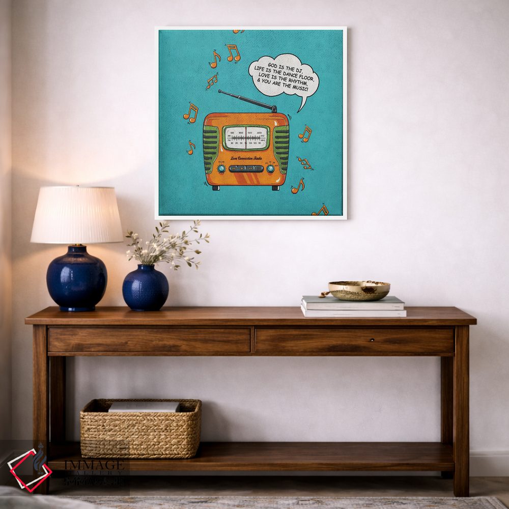 تابلو دکوراتیو خدا دی جی است اثر استر کی - D4W