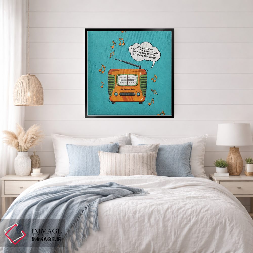 تابلو دکوراتیو خدا دی جی است اثر استر کی - D6B