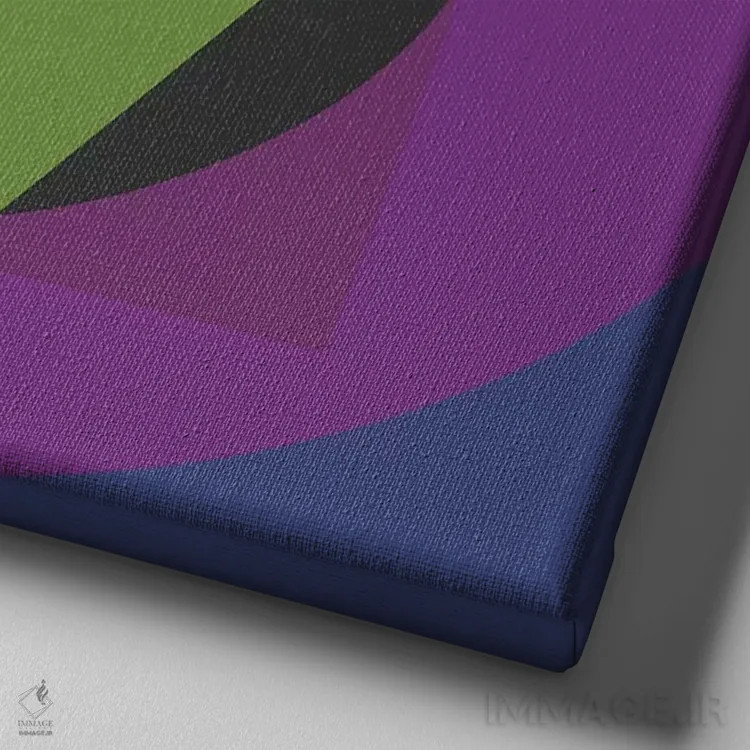 تابلو دکوراتیو عشق گوگل شماره ۲ اثر کی بی ام - نمای نزدیک بافت بوم