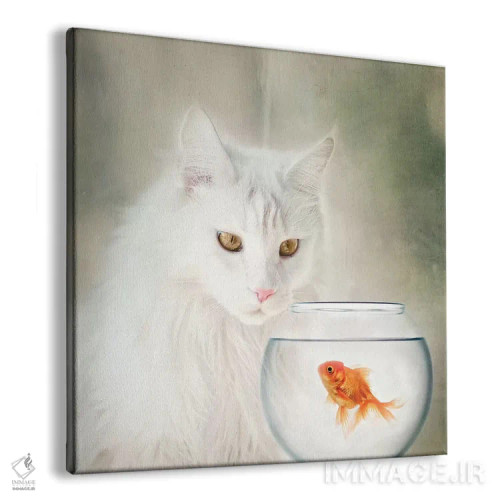 تابلو دکوراتیو لولا و تنگ ماهی اثر کارن بورک - نمای پرسپکتیو محصول