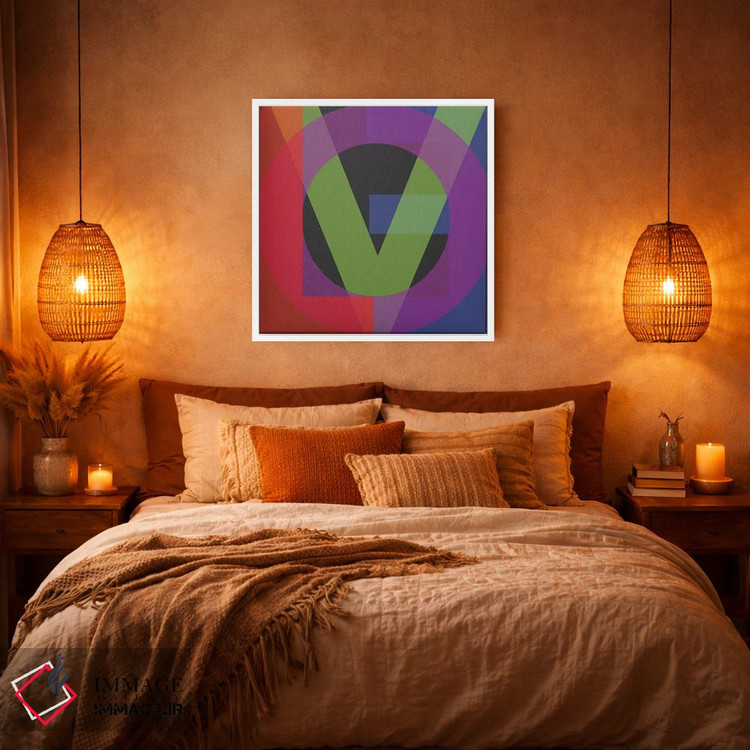 تابلو دکوراتیو عشق گوگل شماره ۲ اثر کی بی ام - D4W