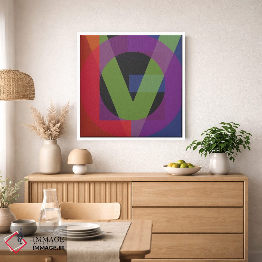 تابلو دکوراتیو عشق گوگل شماره ۲ اثر کی بی ام - D2W