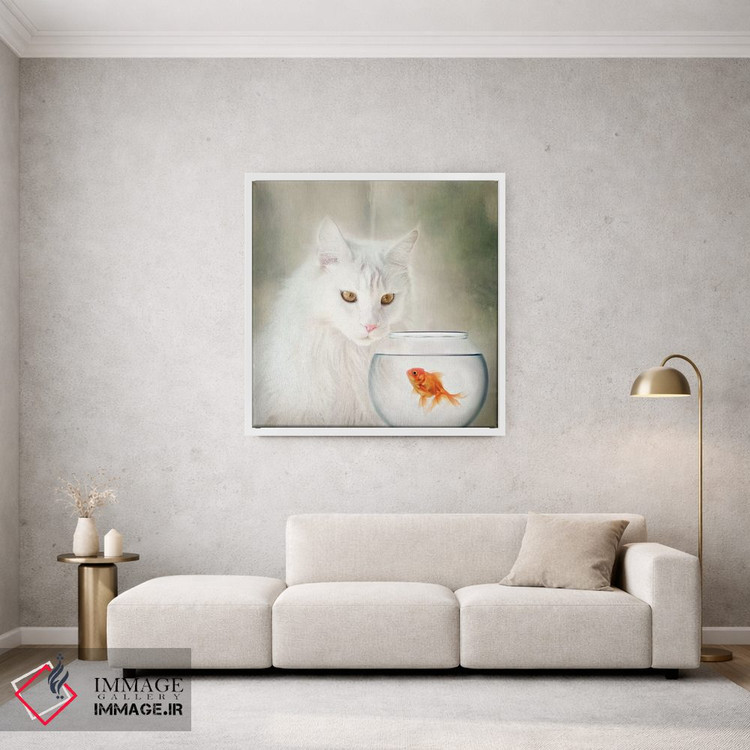 تابلو دکوراتیو لولا و تنگ ماهی اثر کارن بورک - D1W