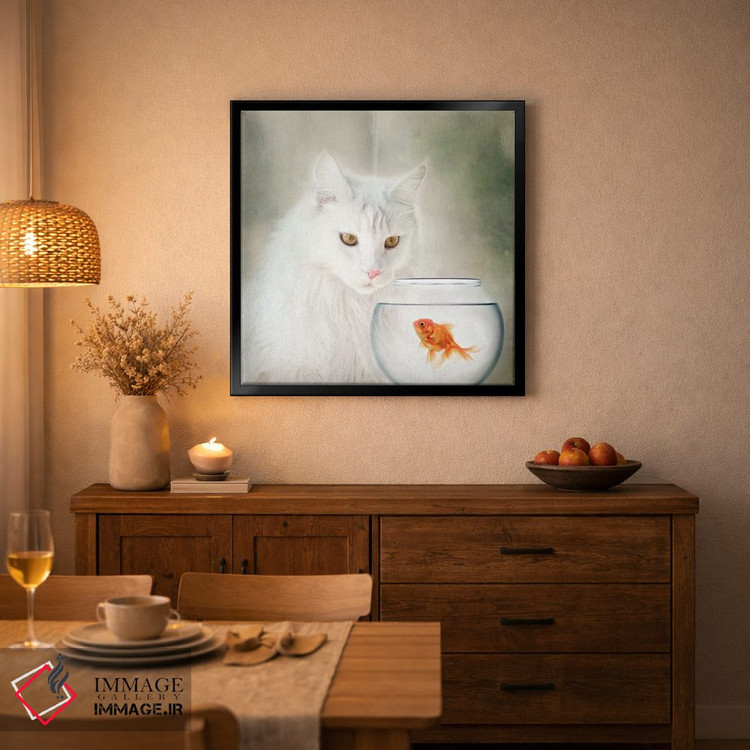 تابلو دکوراتیو لولا و تنگ ماهی اثر کارن بورک - D5B