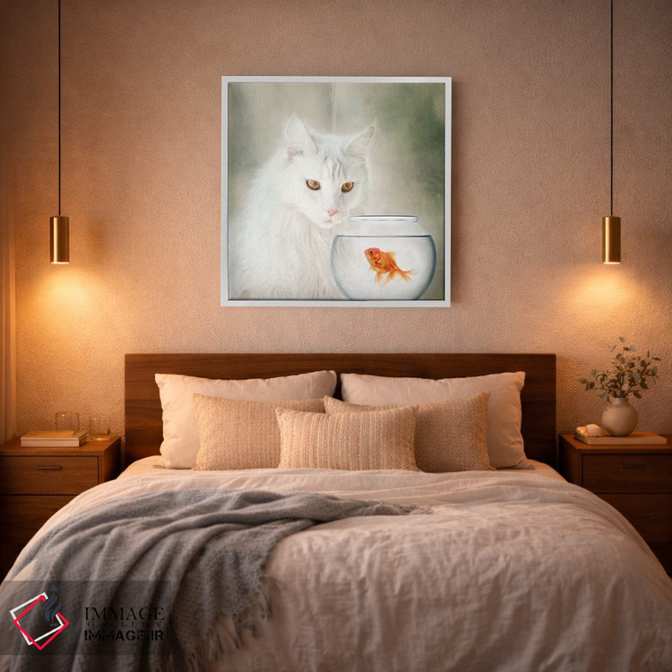 تابلو دکوراتیو لولا و تنگ ماهی اثر کارن بورک - D2W