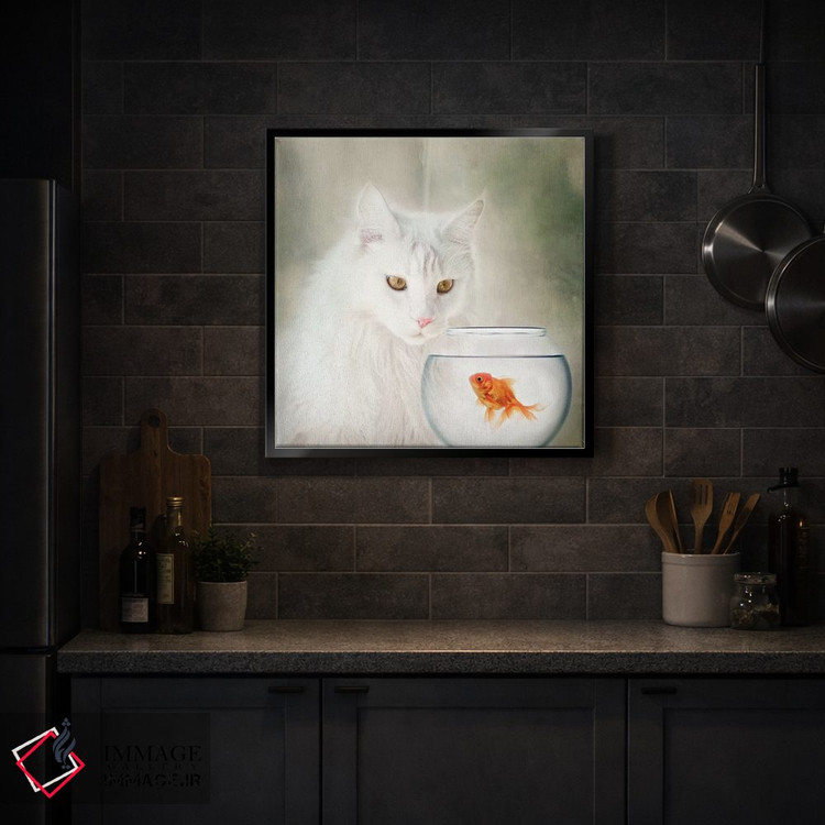 تابلو دکوراتیو لولا و تنگ ماهی اثر کارن بورک - D3B