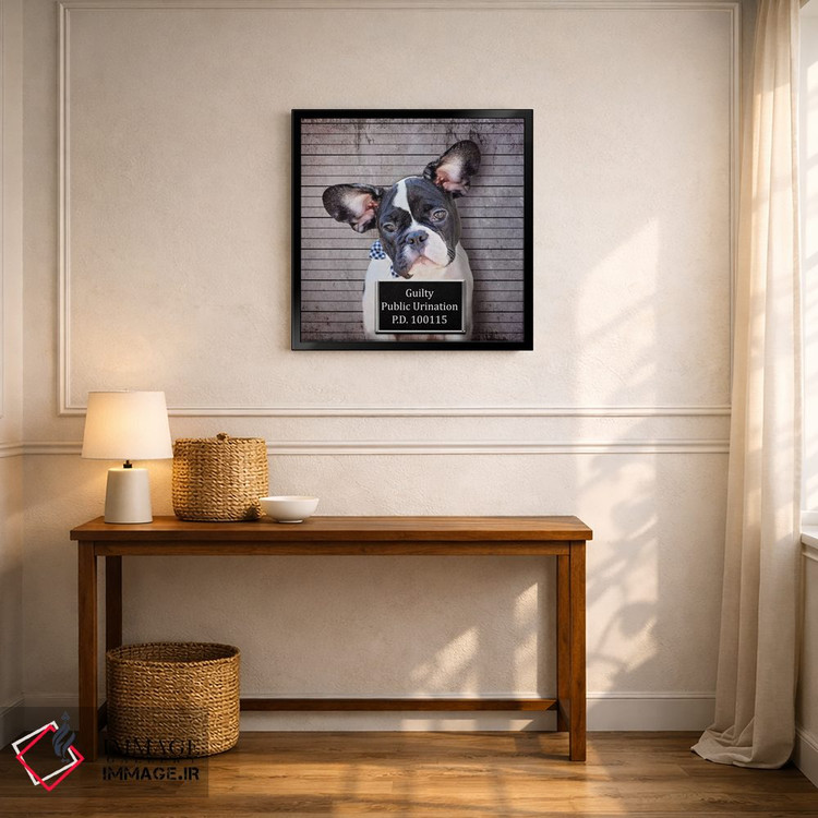 تابلو دکوراتیو ادرار در ملا عام اثر کارن بورک - D5B