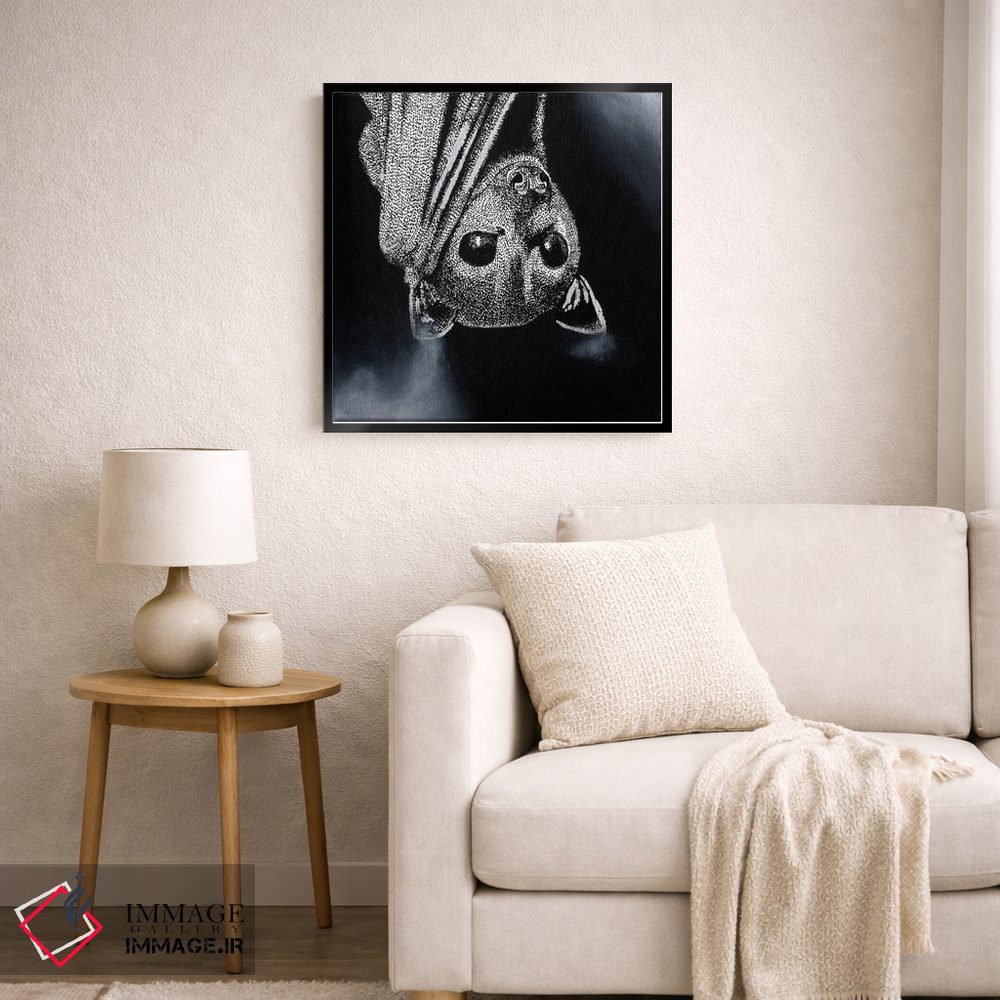 تابلو دکوراتیو روباه پرنده اثر کلسی امبلو - D6B